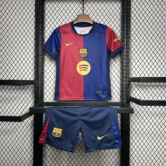 Barcelona 24/25 Home   Kids SIze