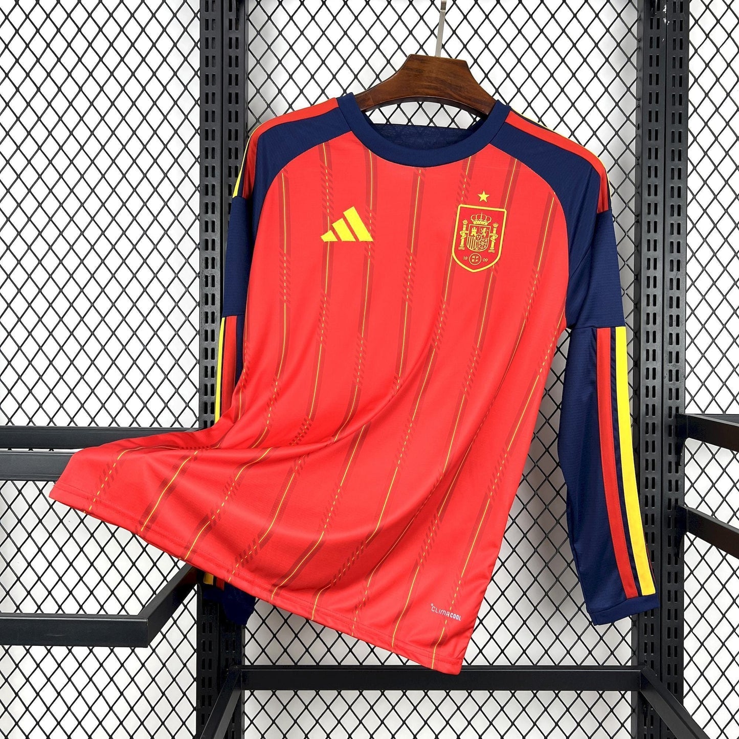 2026 Spain Home World Cup Kit Long Sleeve Fan Version
