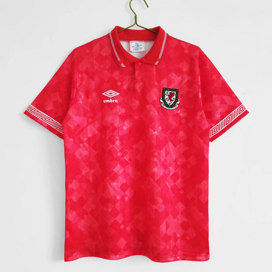 Wales 1990-1992 Home Jersey