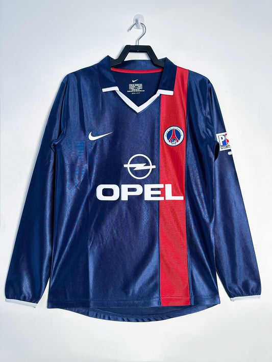 PSG 2001-2002 Retro Home Long Sleeve Kit