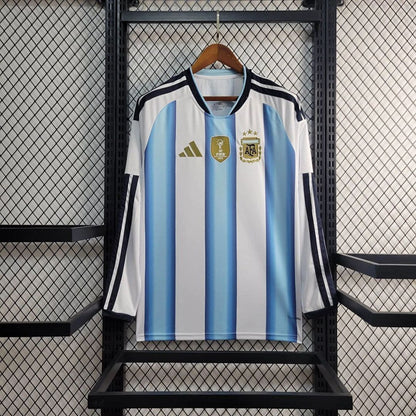 2026 Argentina Home World Cup Kit Long Sleeve Fan Version