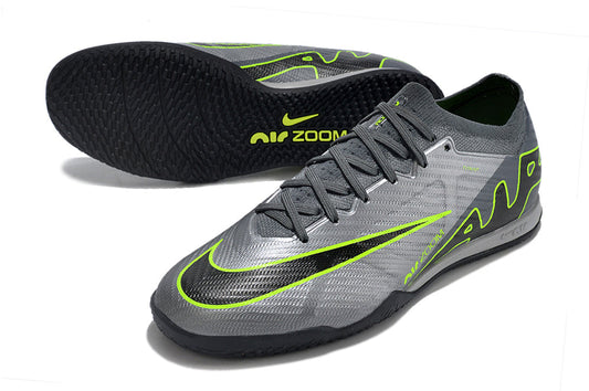 Nike Mercurial Vapor - Indoor Shoes - Fossil Gray | Jet Black | Chartreuse Green