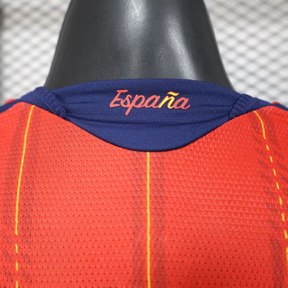 2026 Spain Home World Cup Kit Long Sleeve Player Version