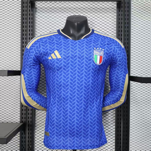 2026 Italy Home World Cup Kit Long Sleeve Player Version