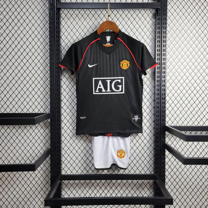 Manchester United 07/08 Black   Kids Size