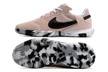 Nike Indoor Soccer Shoes | Streetgato | Pink | Iron Gray