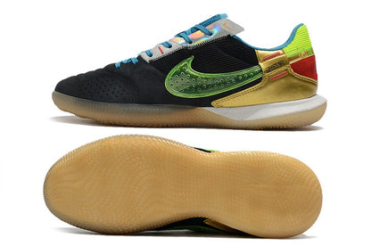 Nike Indoor Soccer Shoes | Streetgato | Black | Volt