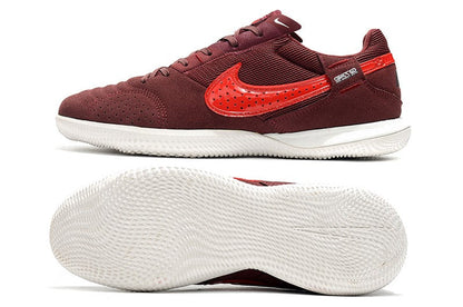 Nike Indoor Soccer Shoes | Streetgato | Dark Bronze | Royal Red