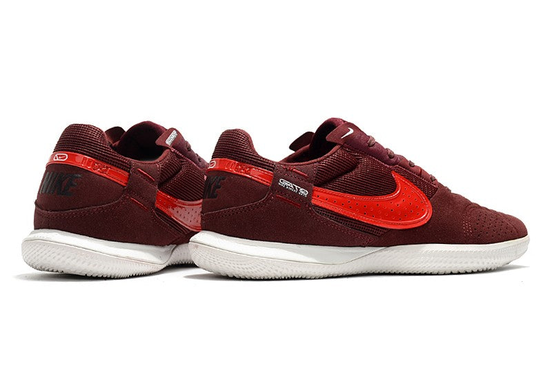 Nike Indoor Soccer Shoes | Streetgato | Dark Bronze | Royal Red
