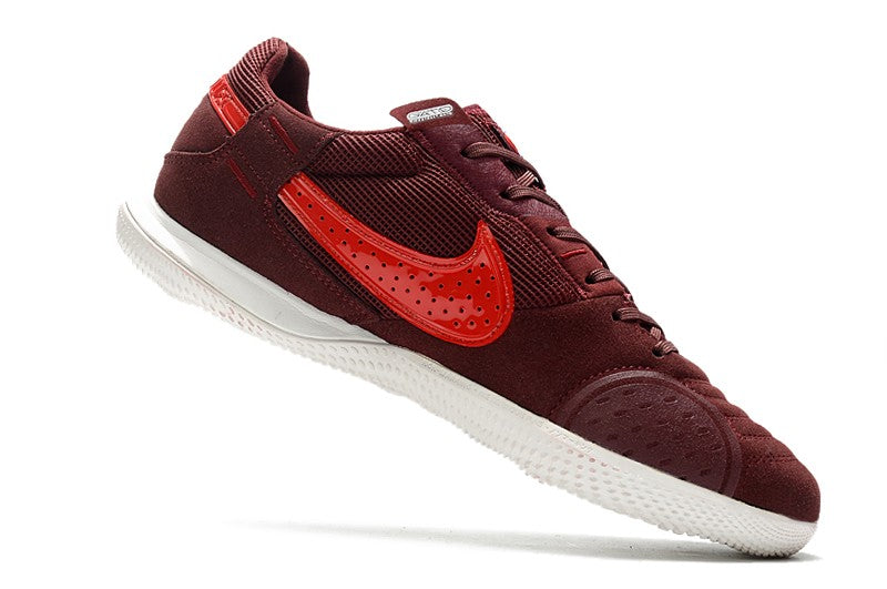 Nike Indoor Soccer Shoes | Streetgato | Dark Bronze | Royal Red