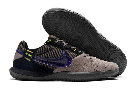 Nike Indoor Soccer Shoes | Streetgato | Ash Brown | Purple