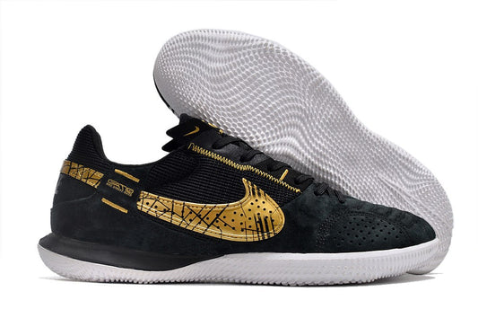 Nike Indoor Soccer Shoes | Streetgato | Black | Gold