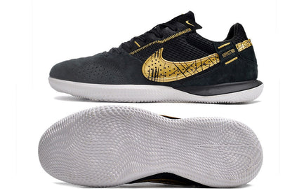 Nike Indoor Soccer Shoes | Streetgato | Black | Gold