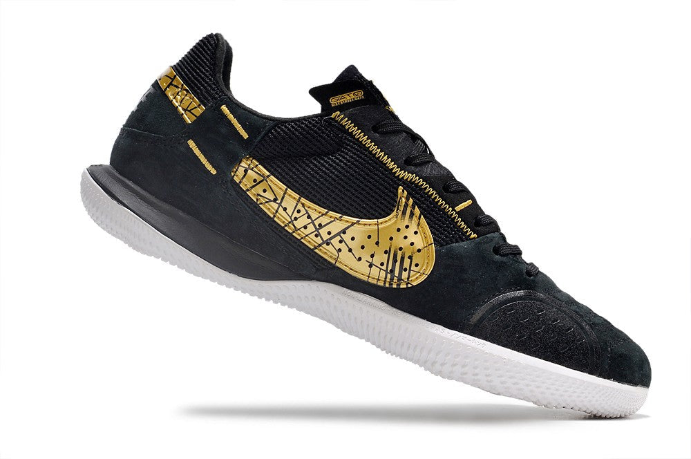 Nike Indoor Soccer Shoes | Streetgato | Black | Gold