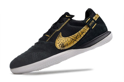 Nike Indoor Soccer Shoes | Streetgato | Black | Gold