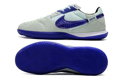 Nike Indoor Soccer Shoes | Streetgato | Gray | Royal Blue