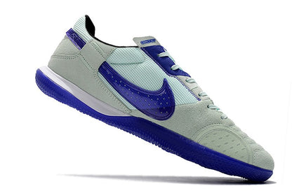 Nike Indoor Soccer Shoes | Streetgato | Gray | Royal Blue