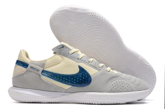 Nike Indoor Soccer Shoes | Streetgato | Smoke Gray | Midnight Navy