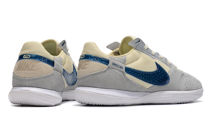 Nike Indoor Soccer Shoes | Streetgato | Smoke Gray | Midnight Navy