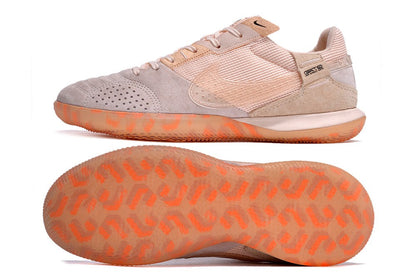 Nike Indoor Soccer Shoes | Streetgato | Light Orange | Gray