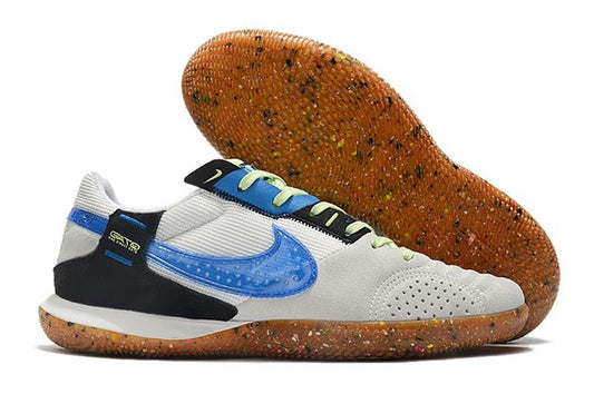 Nike Indoor Soccer Shoes | Streetgato | White | Light Blue