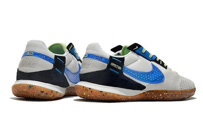 Nike Indoor Soccer Shoes | Streetgato | White | Light Blue