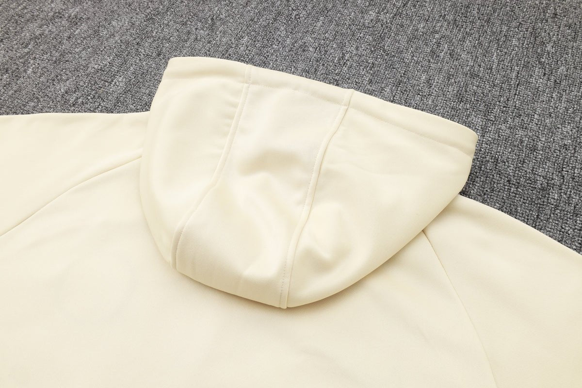 PSG Beige and Dark Blue Premium Tracksuit