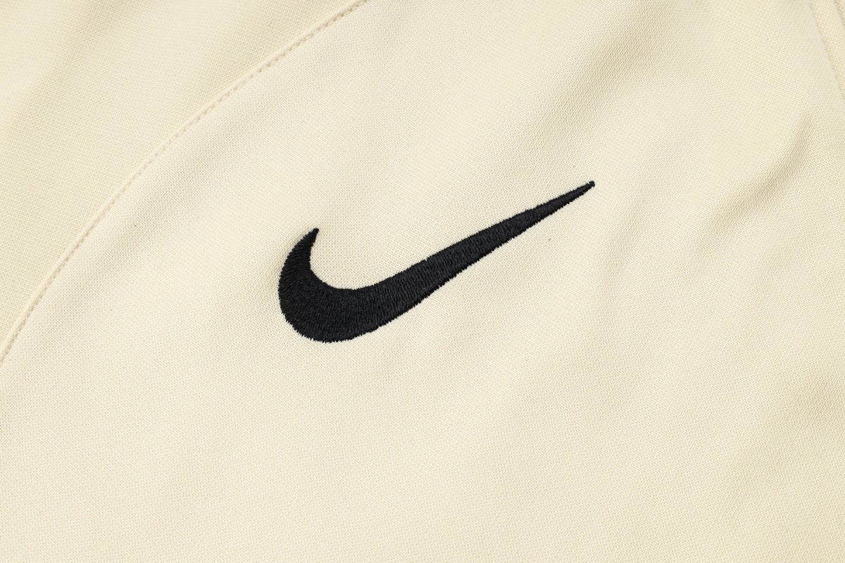 PSG Beige and Dark Blue Premium Tracksuit