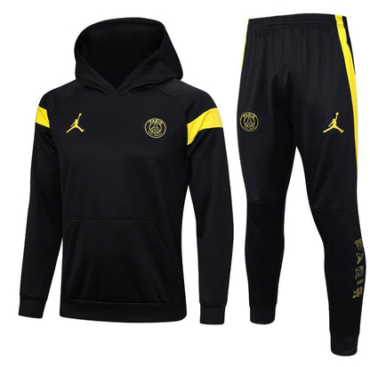 PSG Black and Yellow Premium Tracksuit